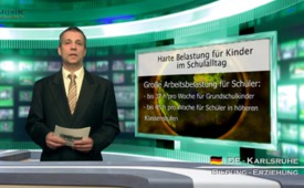 Harte Belastung für Kinder im Schulalltag