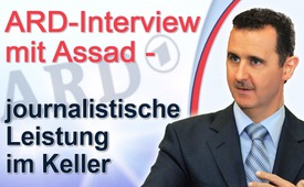 ARD- Interview mit Assad – journalistische Leistung im ...