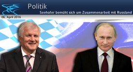  Seehofer bemüht sich um Zusammenarbeit mit Russland