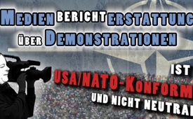 Medienberichterstattung über Demonstrationen ist ...