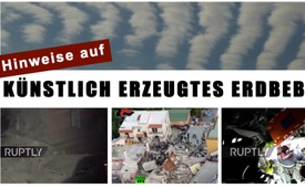 Hinweise auf künstlich erzeugtes Erdbeben