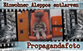Einwohner Aleppos entlarven Propagandafoto