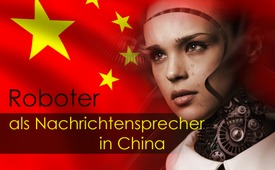 Roboter als Nachrichtensprecher in China