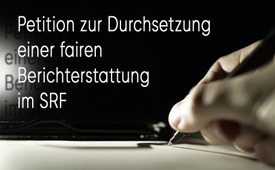 Petition zur Durchsetzung einer fairen Berichterstattung im ...