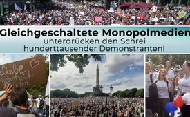 Gleichgeschaltete Monopolmedien unterdrücken den Schrei ...