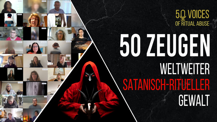 ⁣50 Voices of Ritual Abuse – 50 Zeugen weltweiter, satanisch-ritueller Gewalt