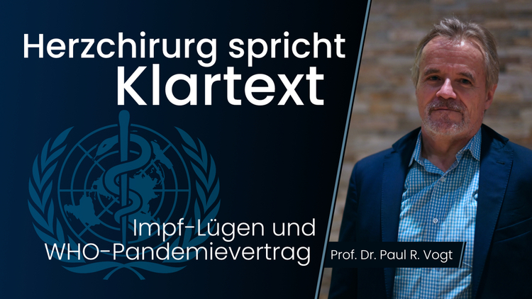 ⁣Impf-Lügen und WHO-Pandemievertrag: Herzchirurg Prof. Dr. Paul R. Vogt spricht Klartext (Vortrag vom